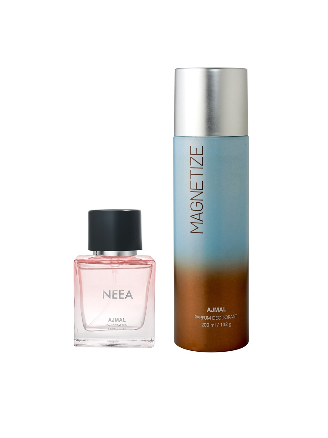 

Ajmal Set of Neea Eau De Parfum 50 ml & Magentize Deodorant 200 ml, Pink