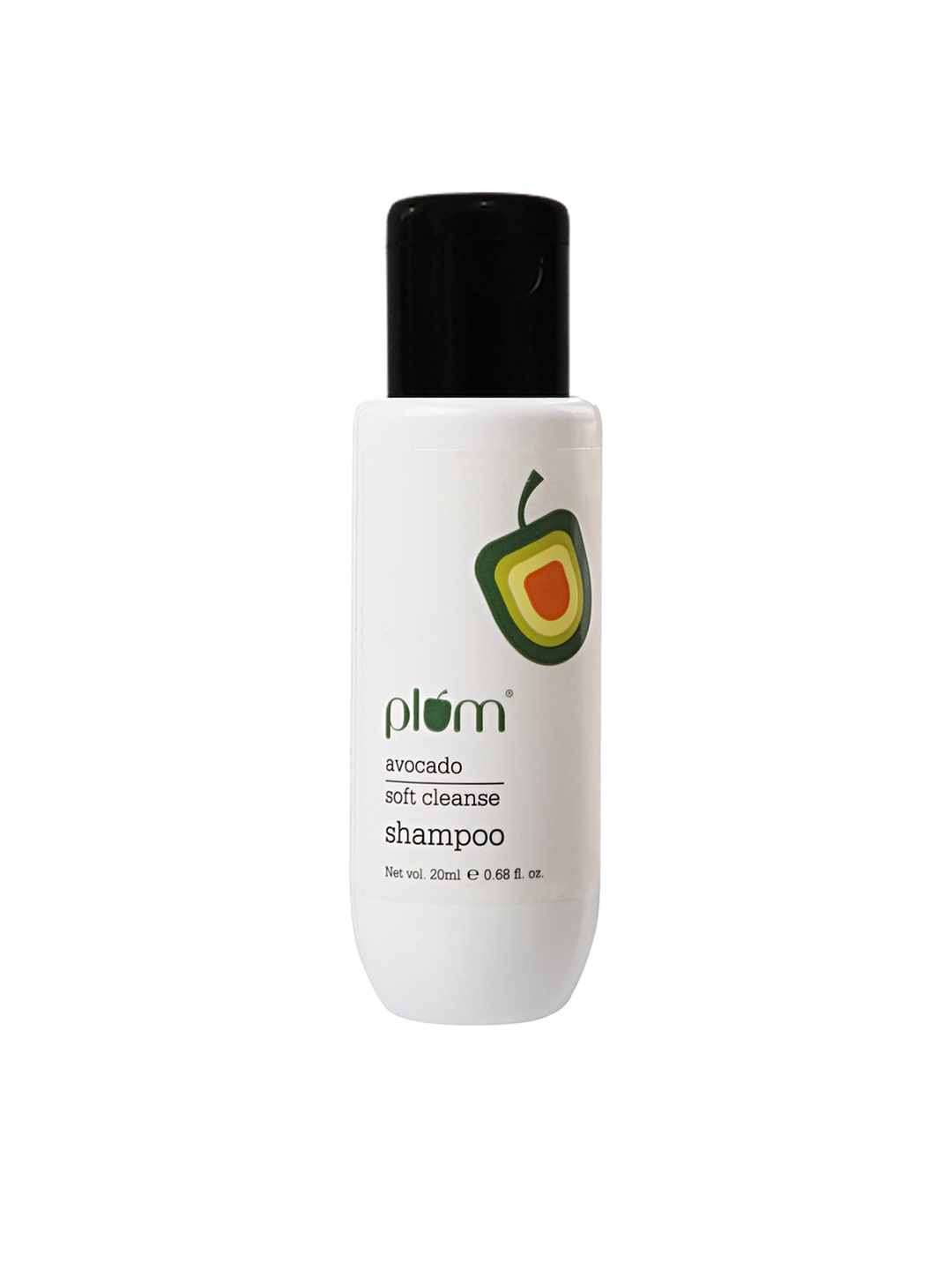

Plum Avocado Soft Cleanse Sulphate-Free Mini Shampoo for Frizz-Free Curly & Wavy Hair-20ml, White