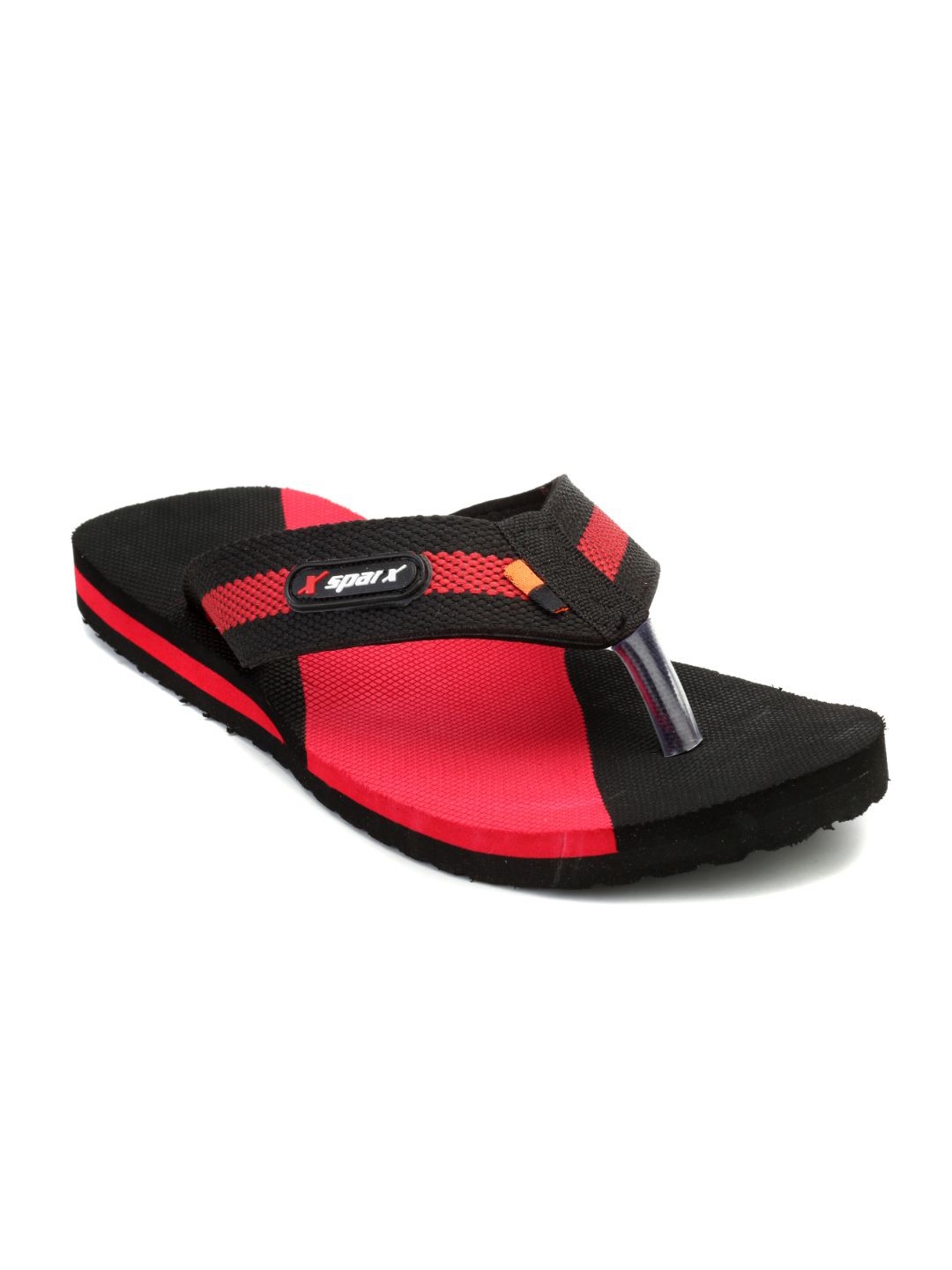 

Sparx Men Black & Red Colourblocked Thong Flip-Flops