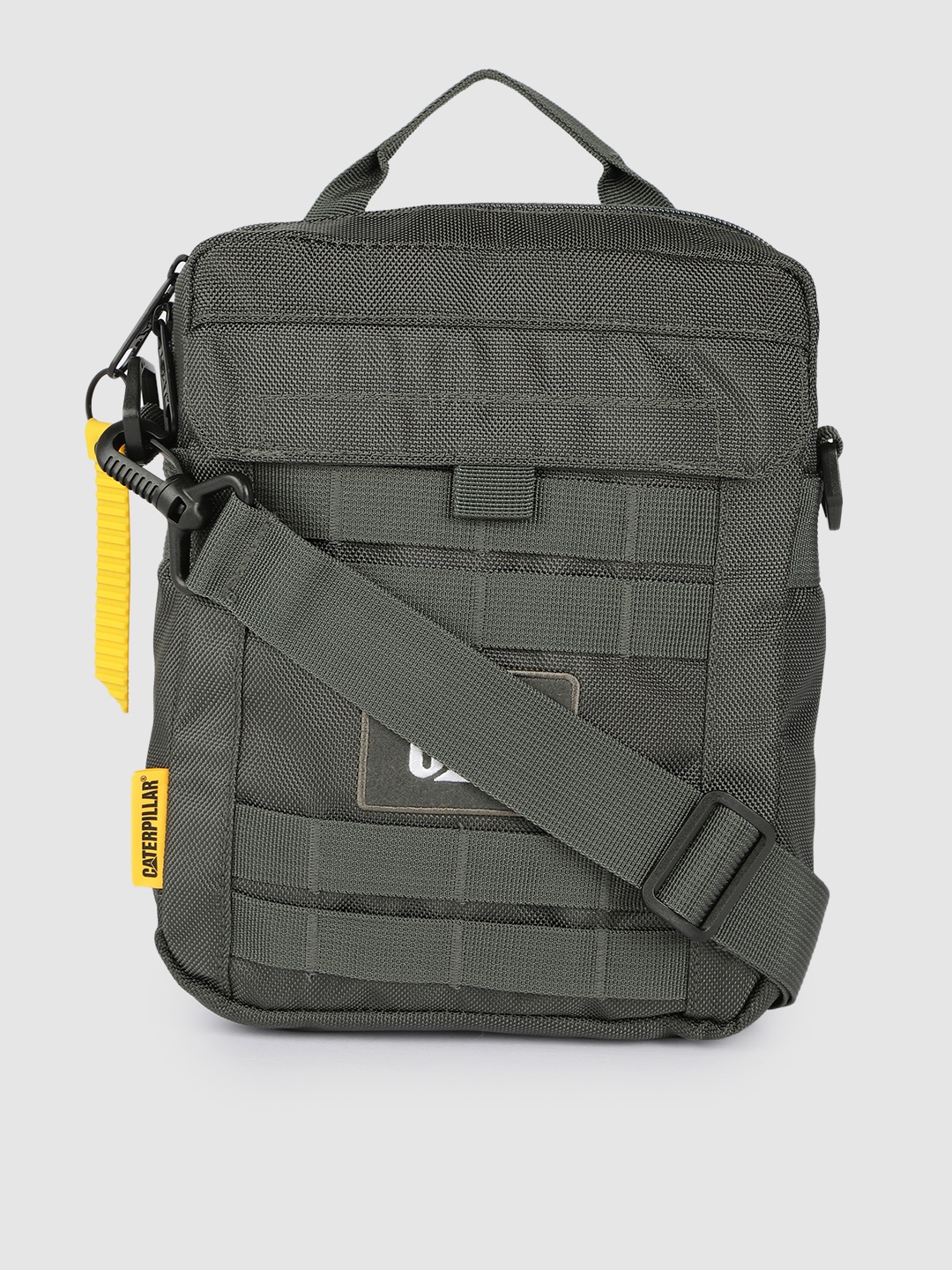 

CAT Unisex Charcoal Black Brand Logo Embroidered Namib Backpack
