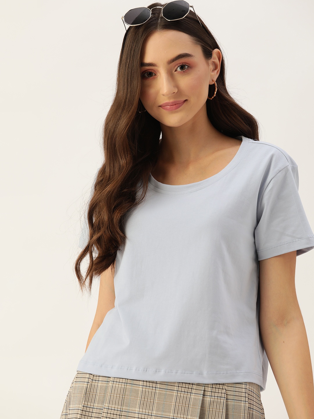 

DressBerry Women Blue T-shirt