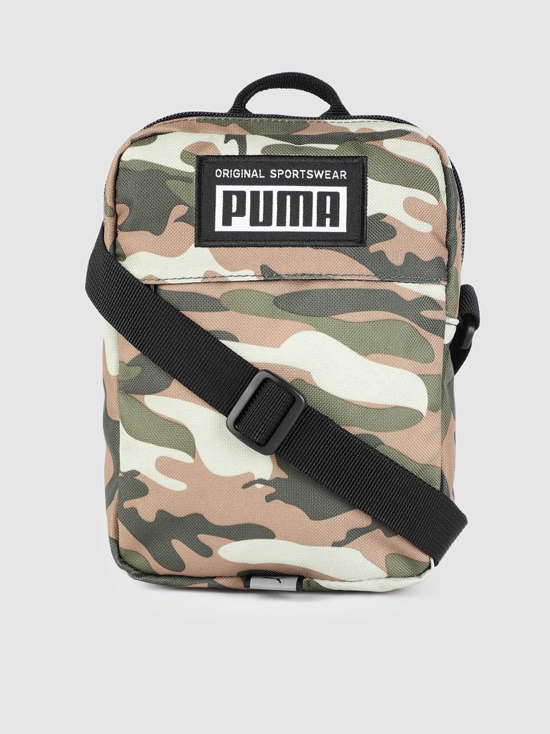 

Puma Green Printed Academy Portable Messenger Bag
