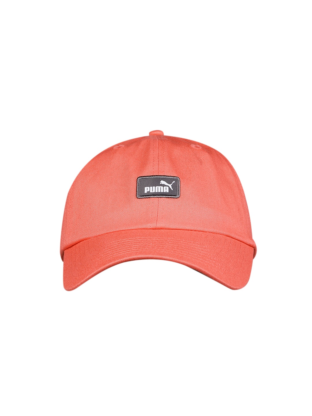 

Puma Unisex Coral Red Solid Snapback Cap