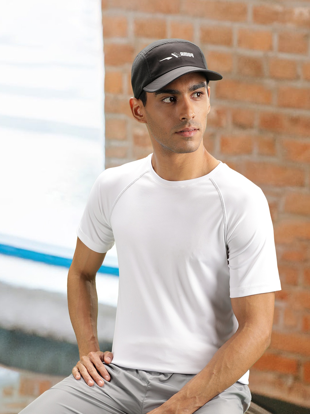 

Puma Unisex Black Printed Snapback Cap