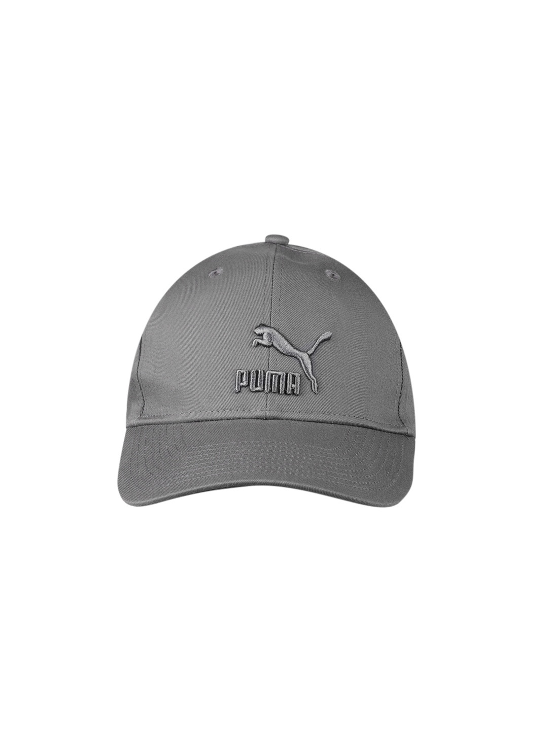 

Puma Unisex Grey Solid Baseball Cap