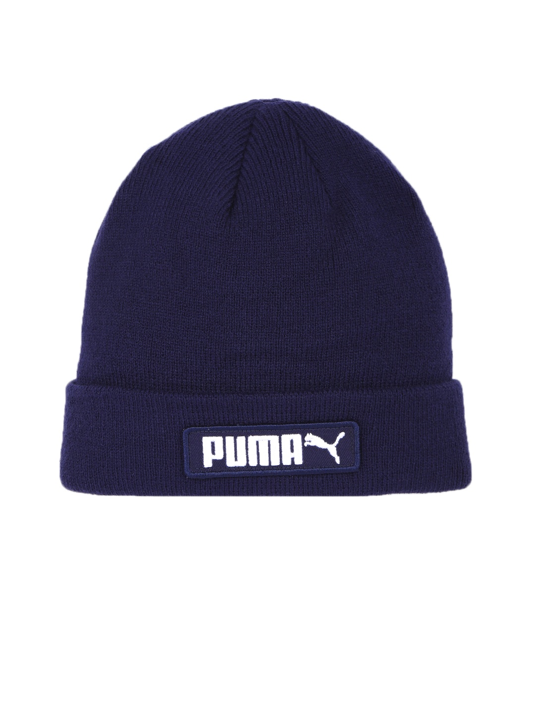 

Puma Unisex Navy Blue Classic Cuff Beanie
