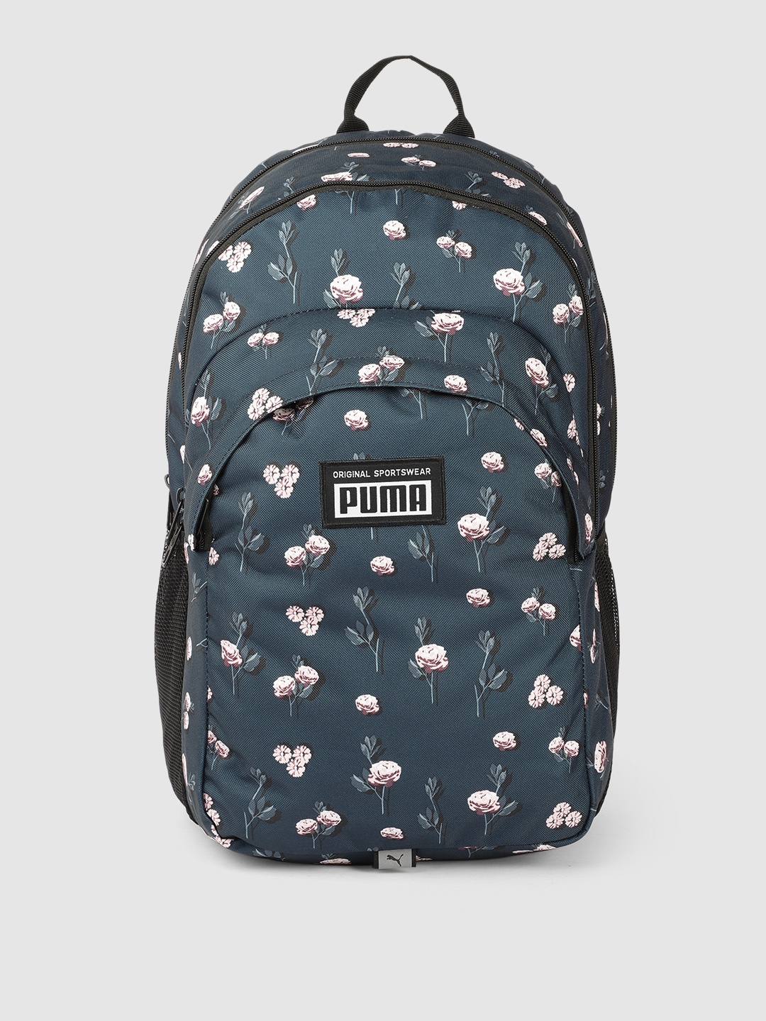 

Puma Unisex Blue Floral Printed Academy Backpack