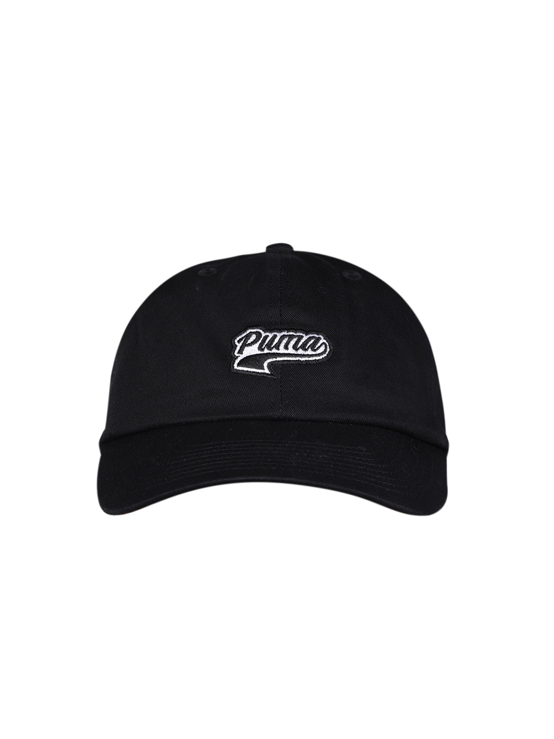 

Puma Unisex Black Brand Logo Embroidered Baseball Cap