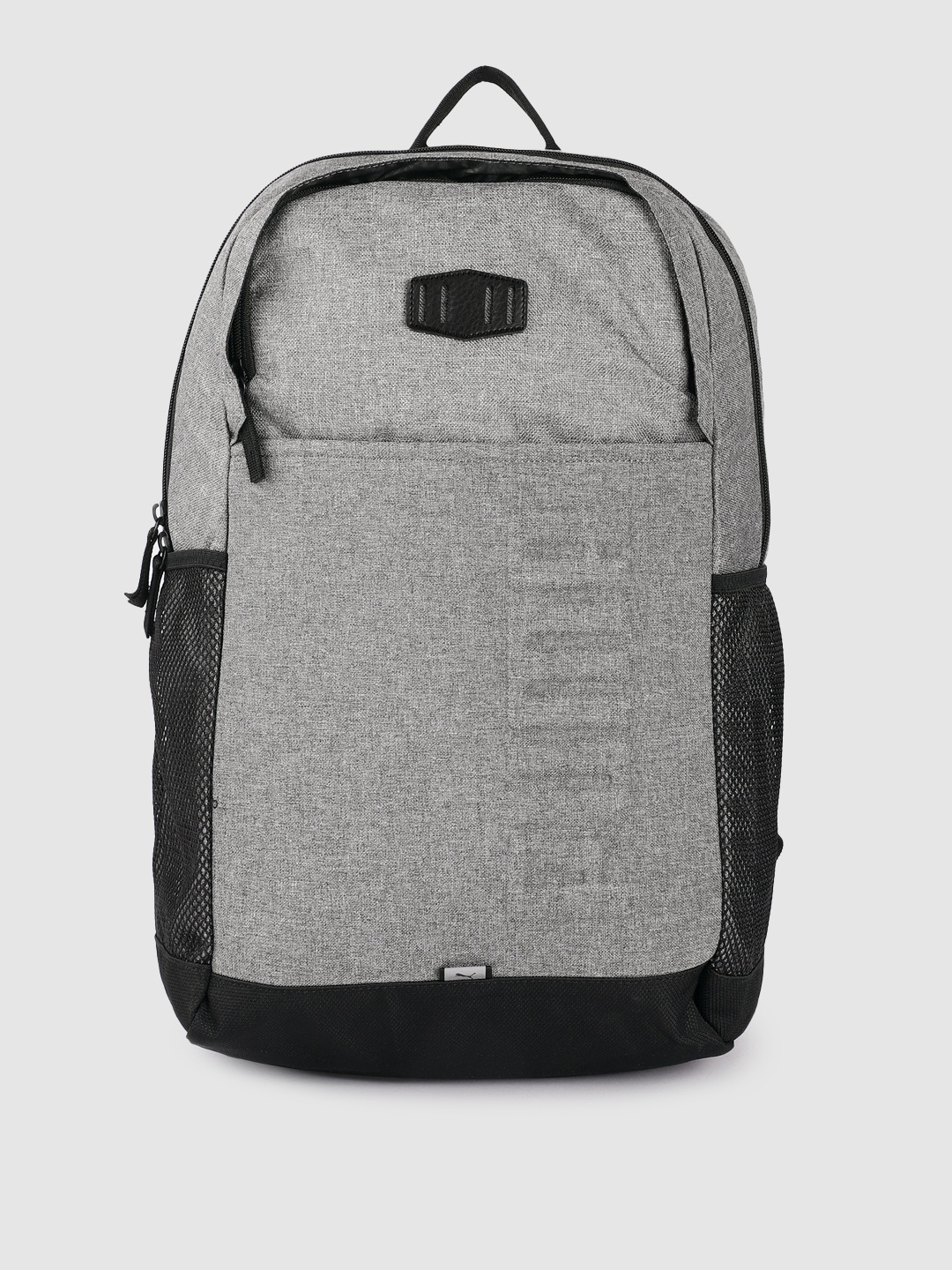 

Puma Unisex Grey Solid Brand Logo Embossed Backpack