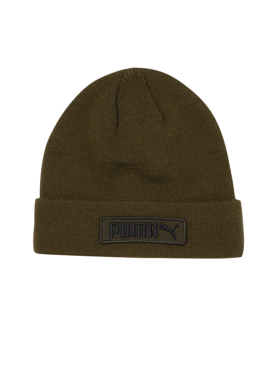 

Puma Unisex Green Classic Cuff Beanie
