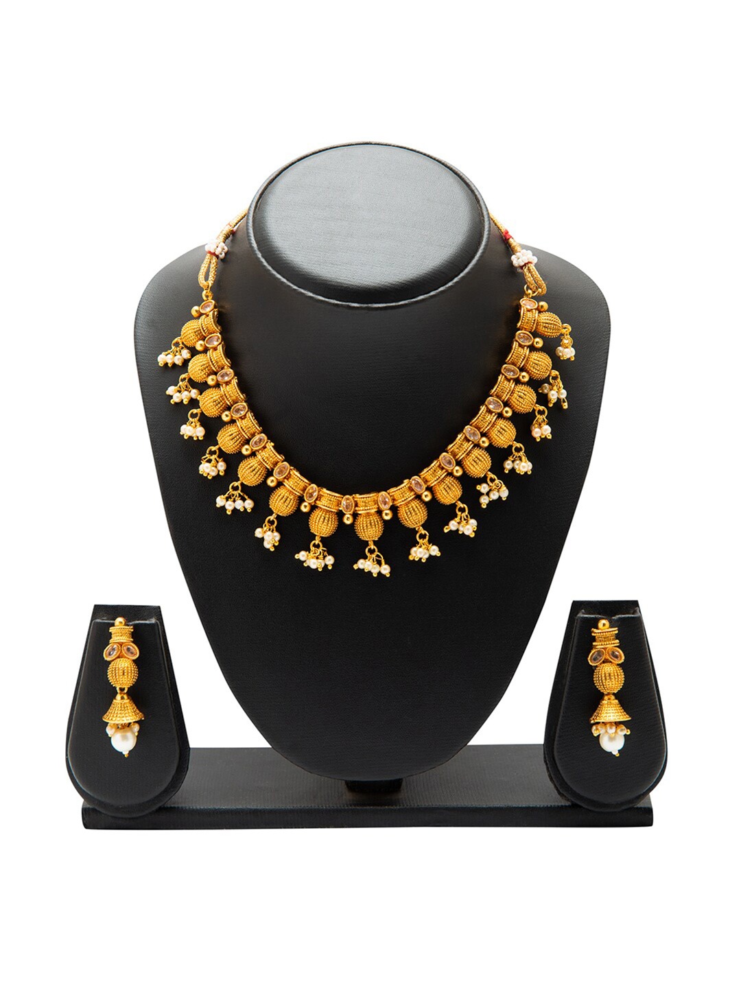 

Shining Jewel - By Shivansh Women Gold-Plated Jewelry Set