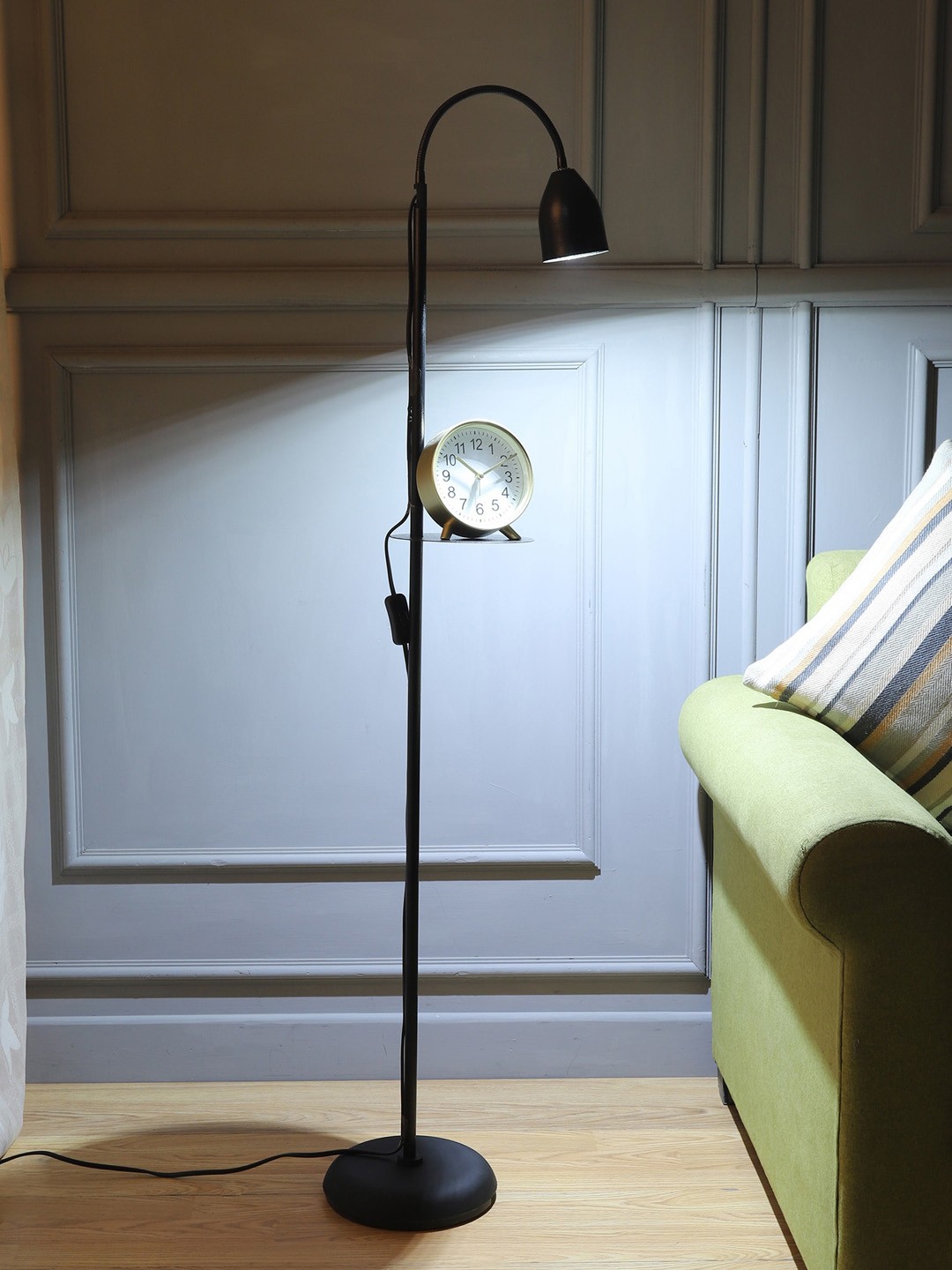 

SANDED EDGE Black Solid Contemporary Floor Lamps