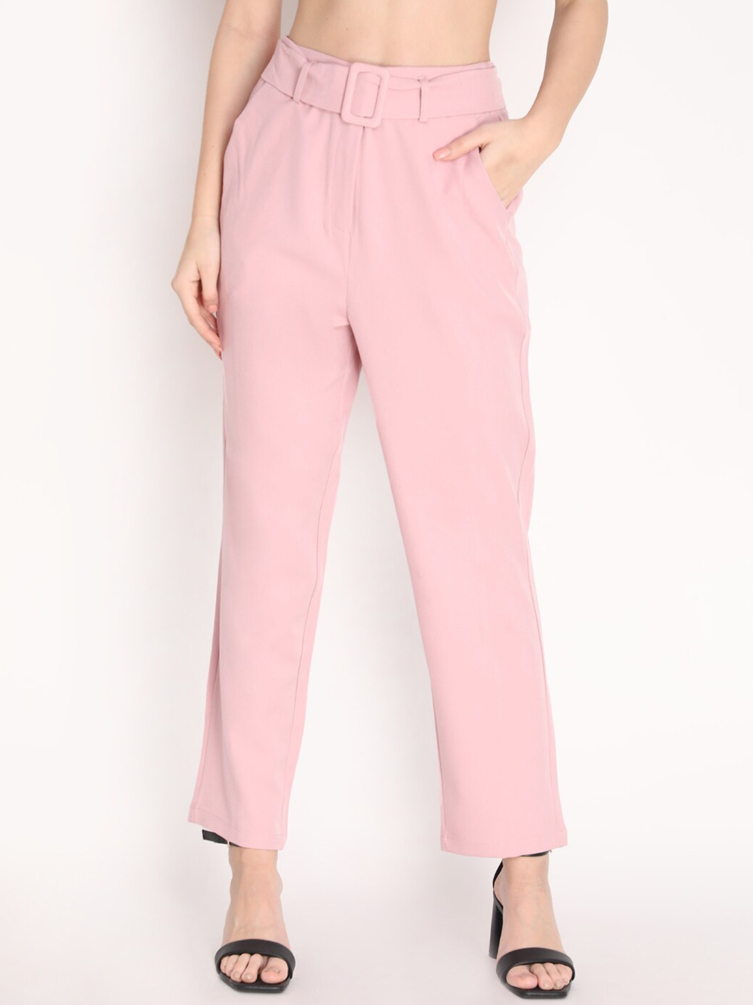 

Dlanxa Women Pink Trousers