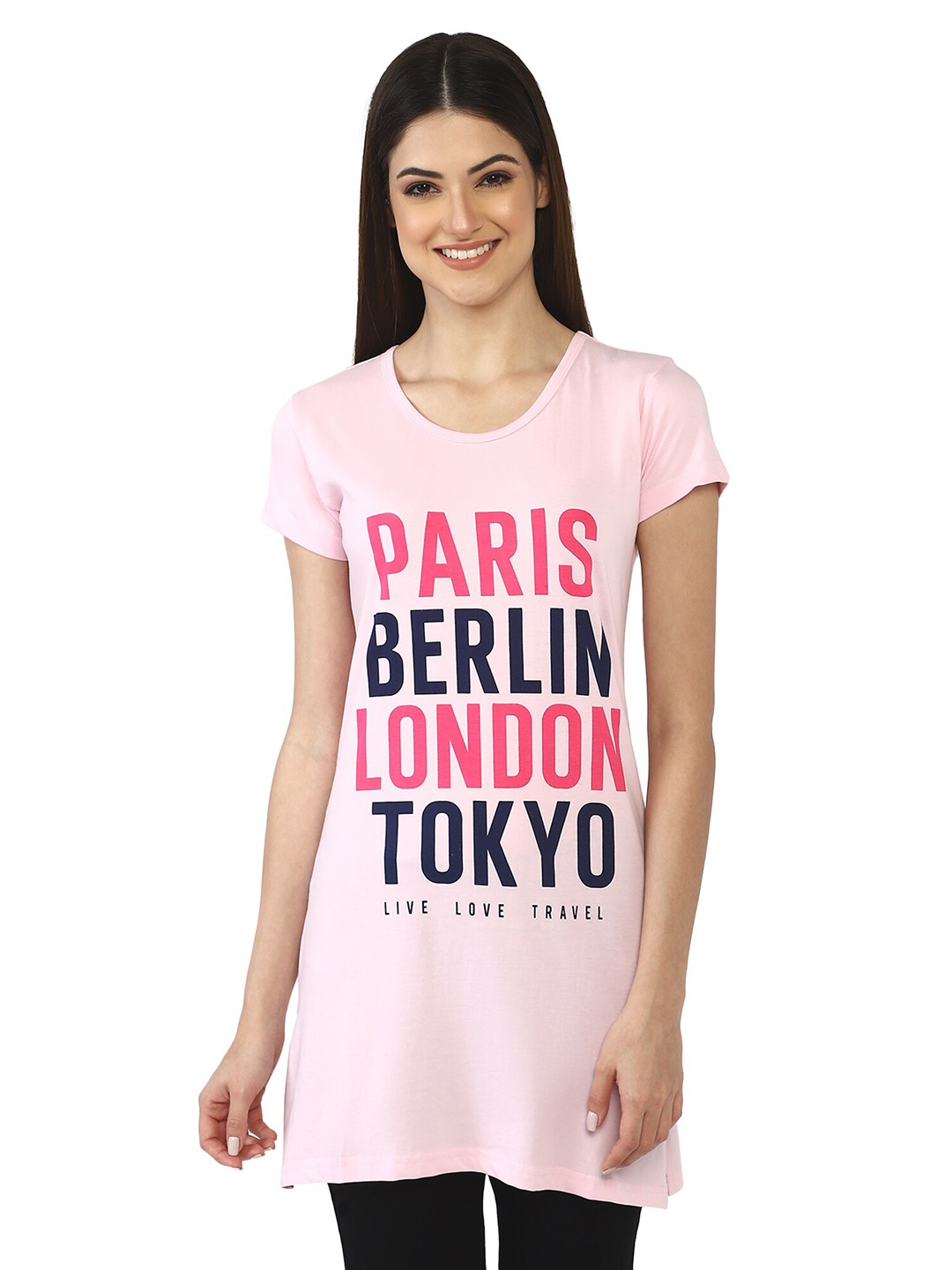 

DYCA Women Pink Printed T-shirt