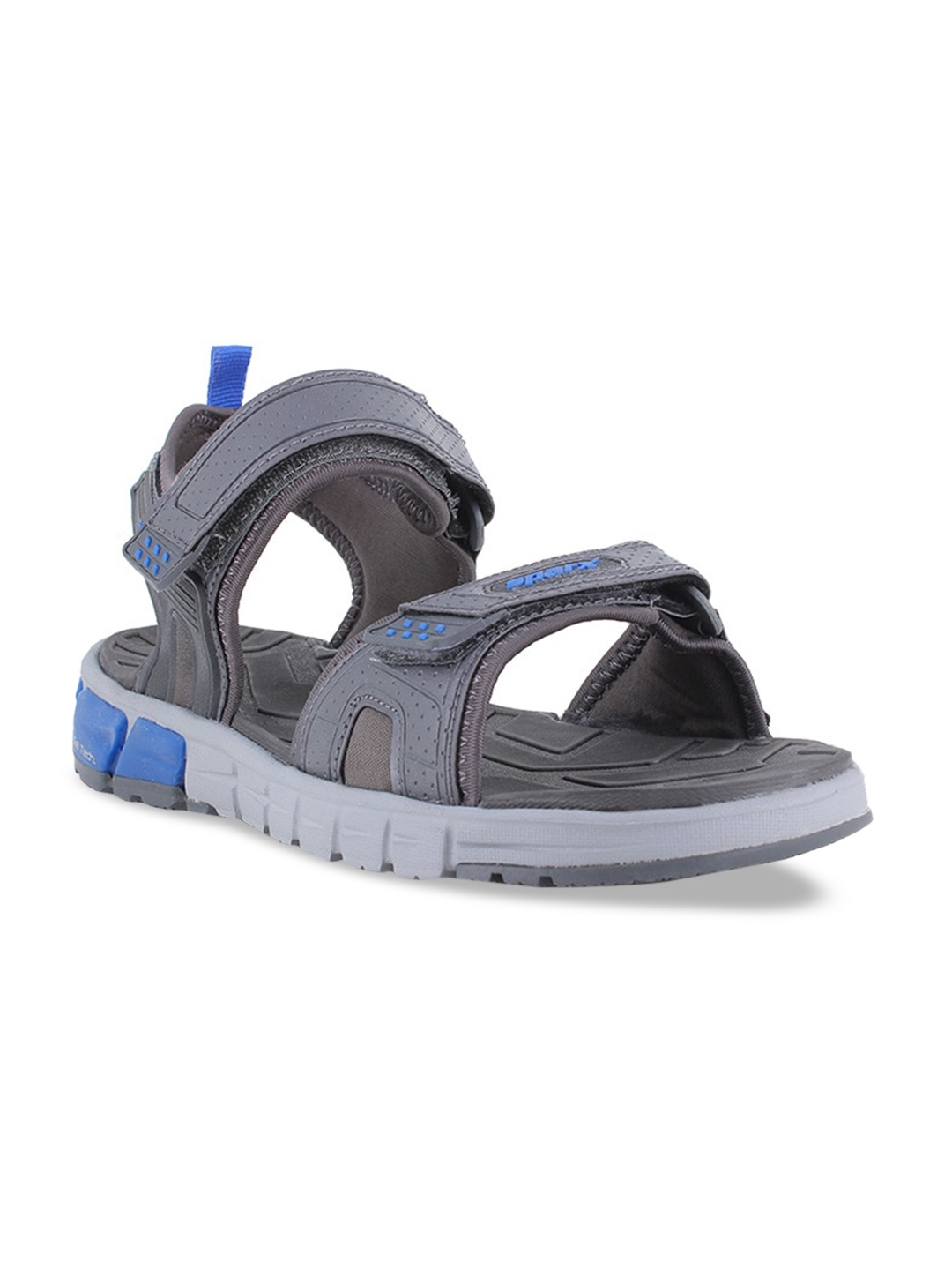

Sparx Men Grey & Blue Solid Sports Sandals
