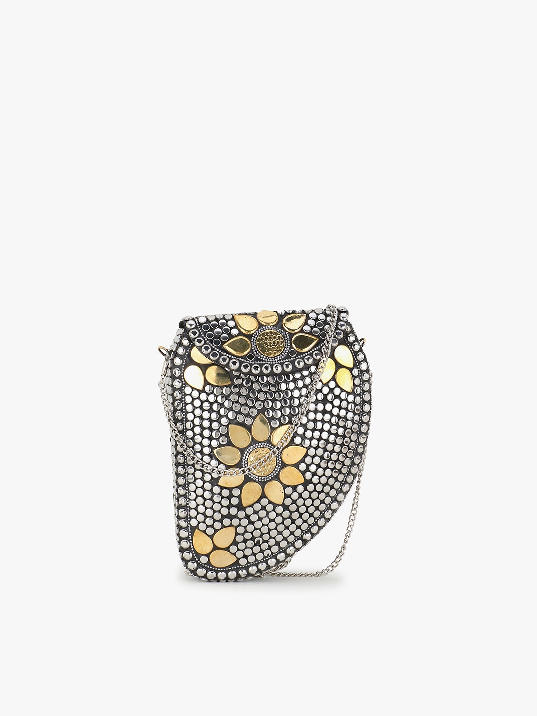 

Anekaant Women Silver Clutches