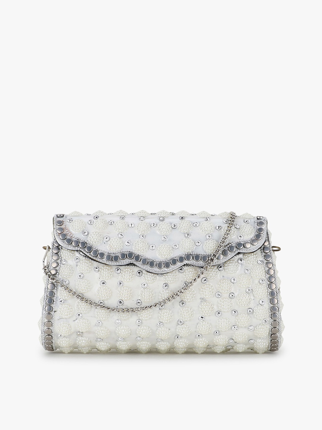 

Anekaant Women White Clutches