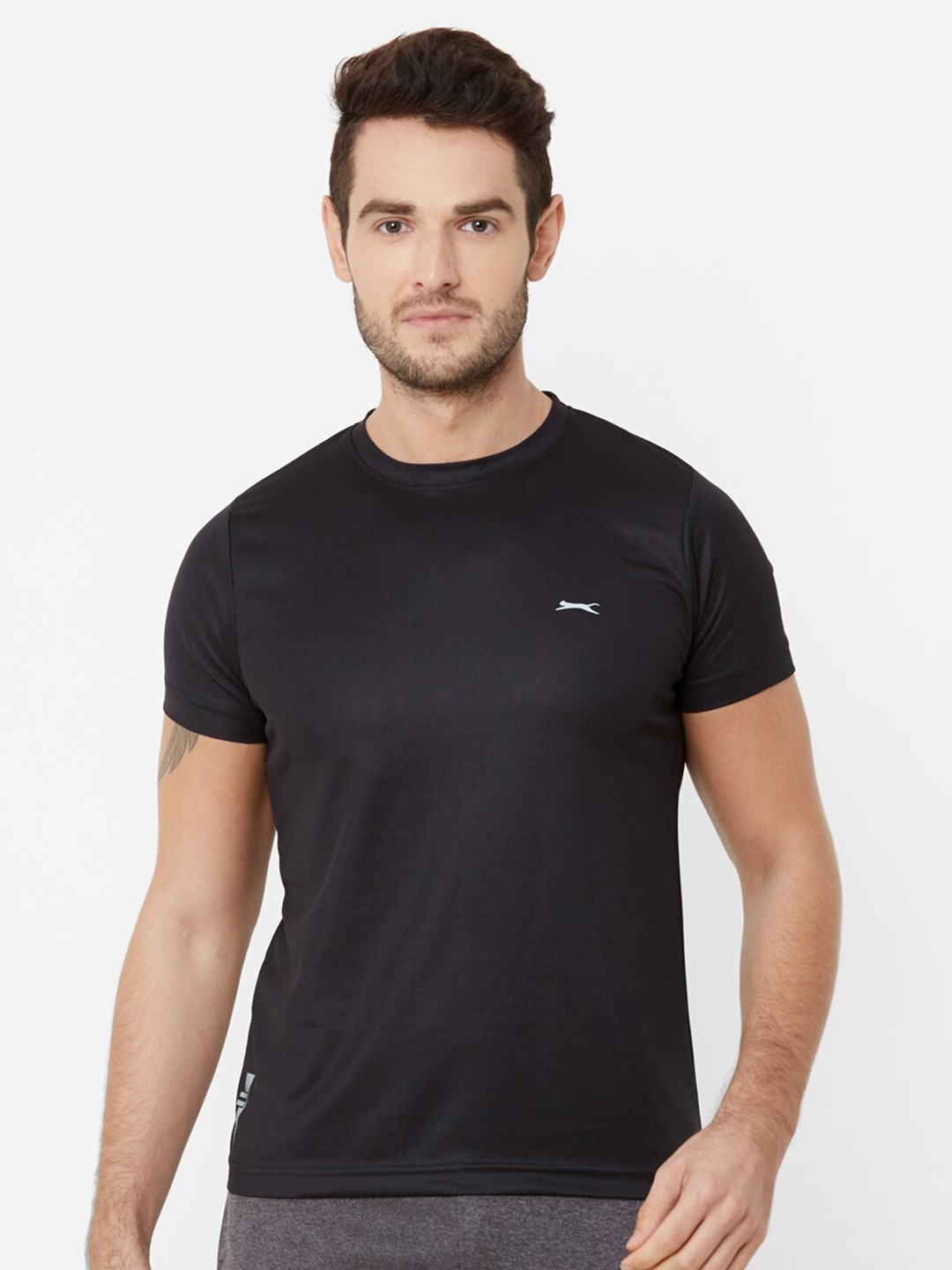 

Black Panther Men Black Sports T-shirt