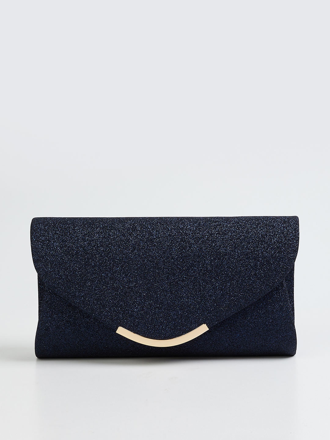 

CODE by Lifestyle Women Navy Blue Embellished Shopper Sling Bag