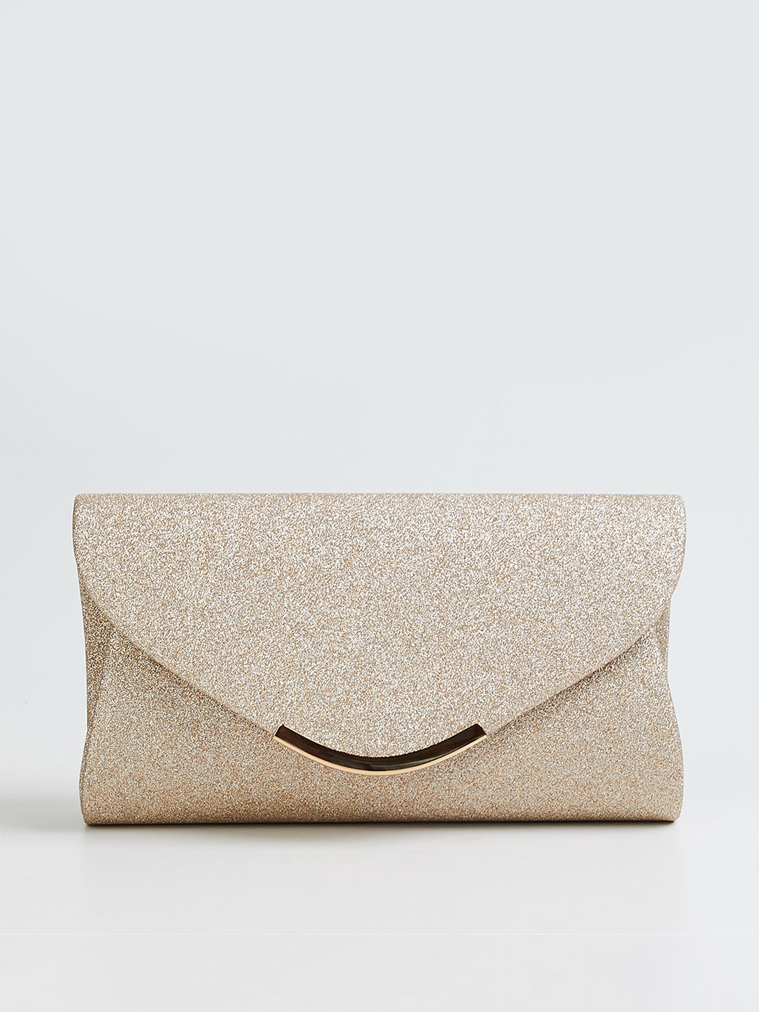 

CODE by Lifestyle Beige Embellished Structured Sling Bag