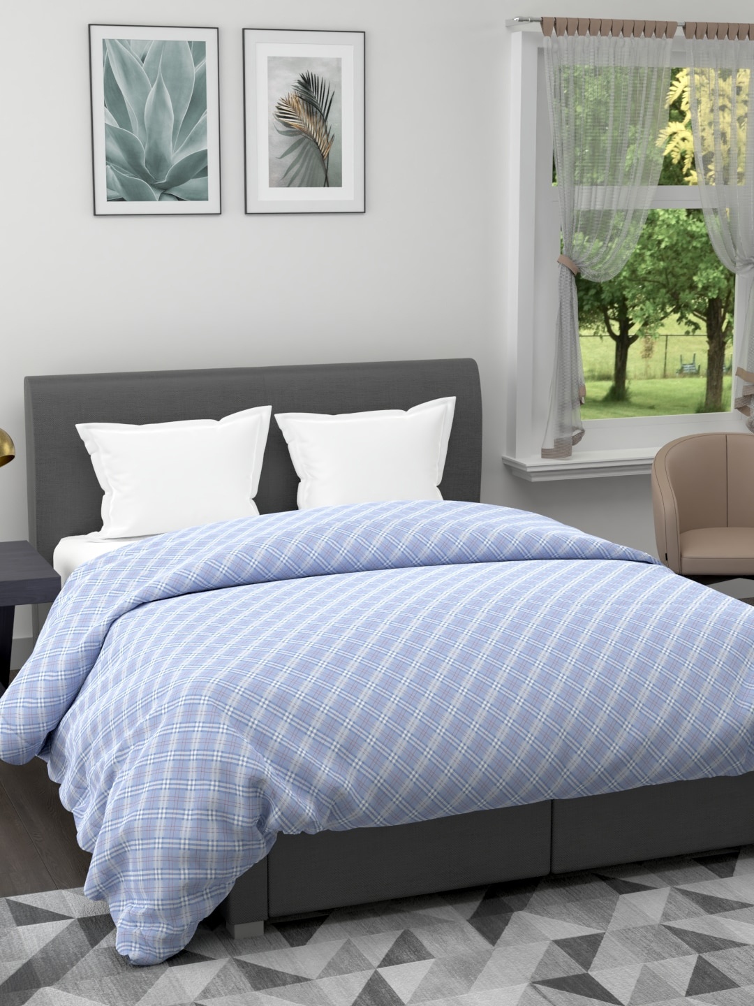

BIANCA Unisex Blue Blankets Quilts