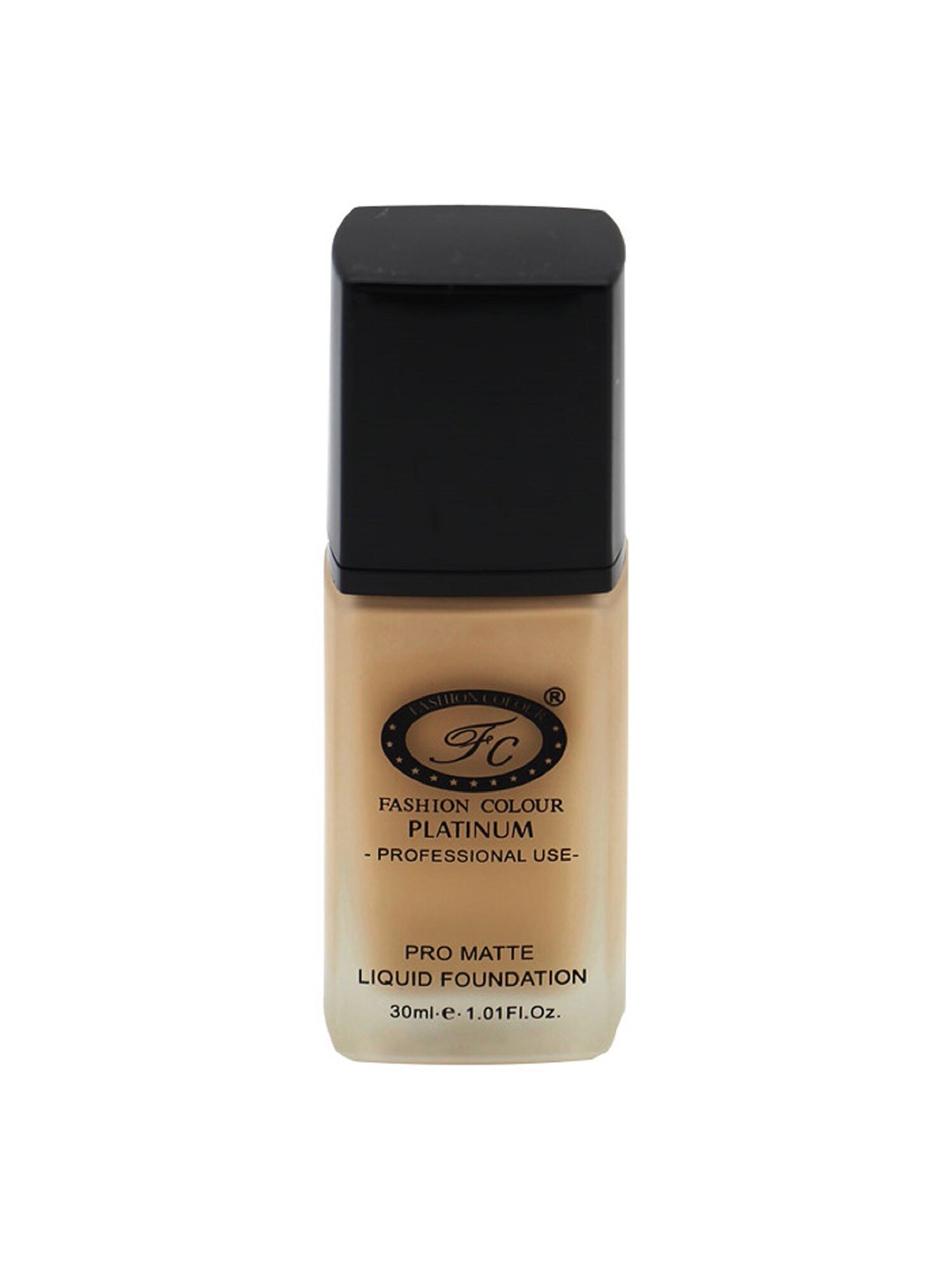 

Fashion Colour Platinum Professional Use Pro Matte Liquid Foundation 30 ml - Warm Beige, Nude