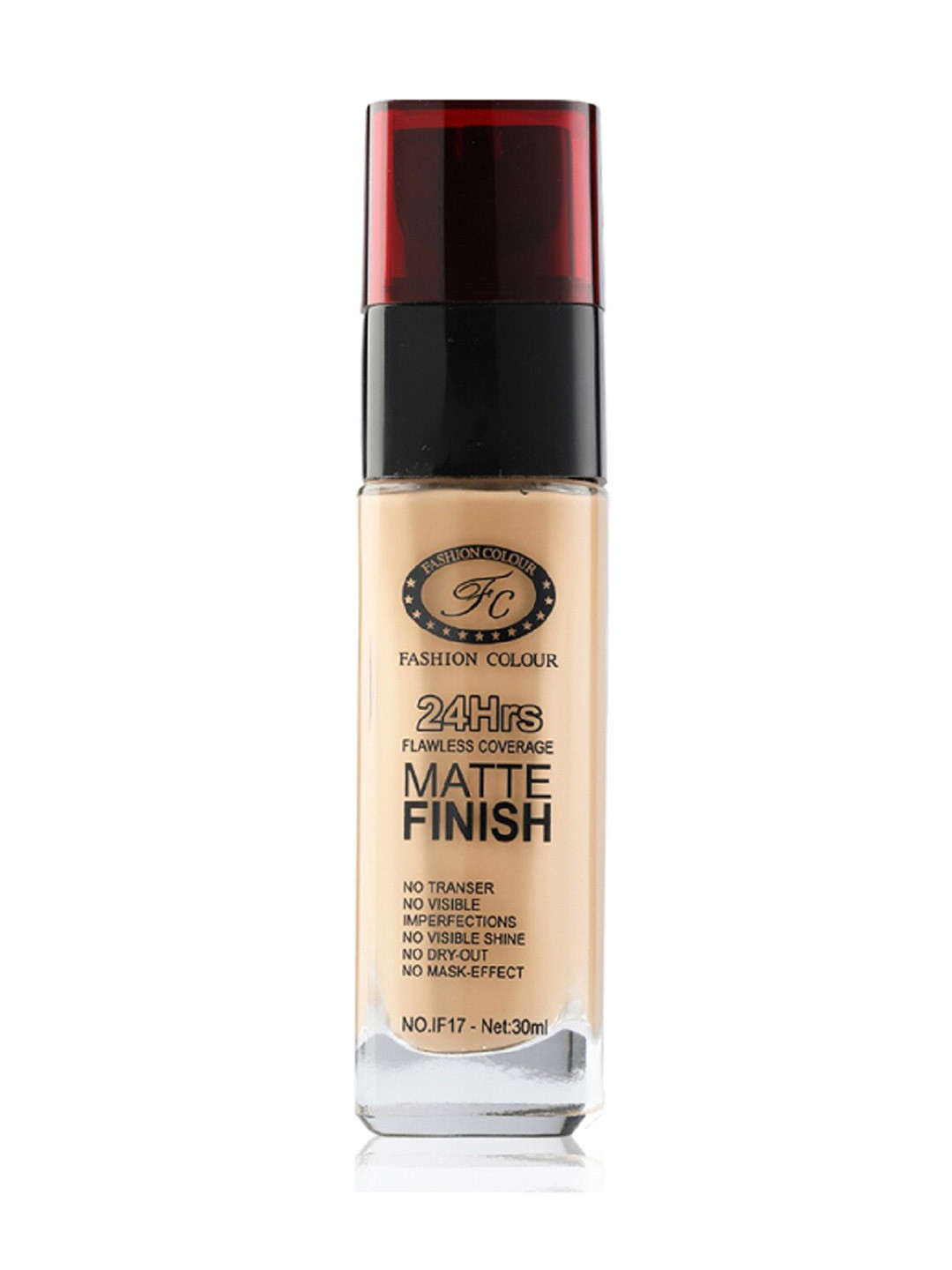 

Fashion Colour 24Hrs Flawless Coverage No Transfer Matte Finish Foundation 30ml - Shade 03, Nude