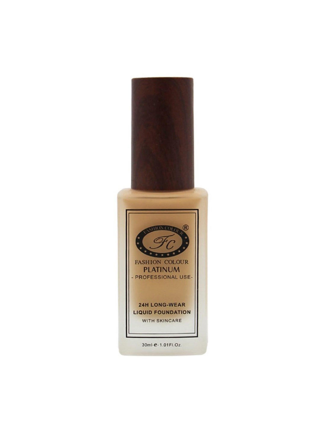 

Fashion Colour Platinum 24Hr Longwear Liquid Foundation with Skin Care 30 ml - Warm Nude, Beige