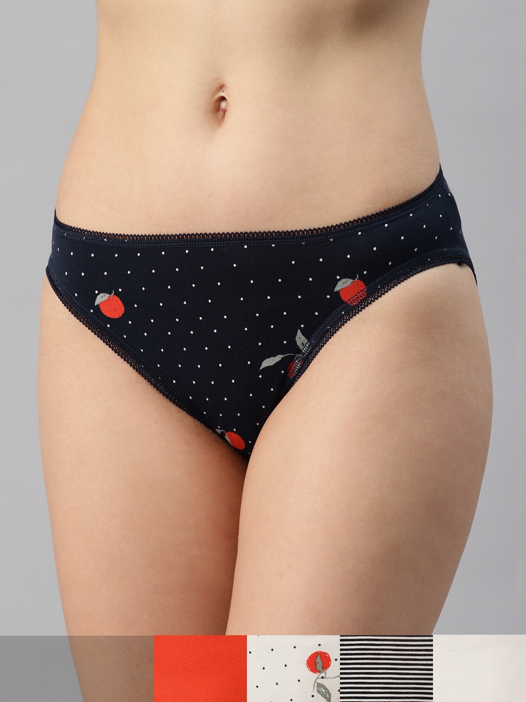 

Marks & Spencer Women Pack of 5 Basic Briefs T612111X, Orange