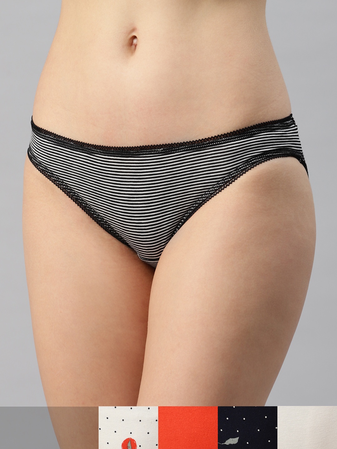 

Marks & Spencer Women Pack of 5 Bikini Briefs T612113X, Orange