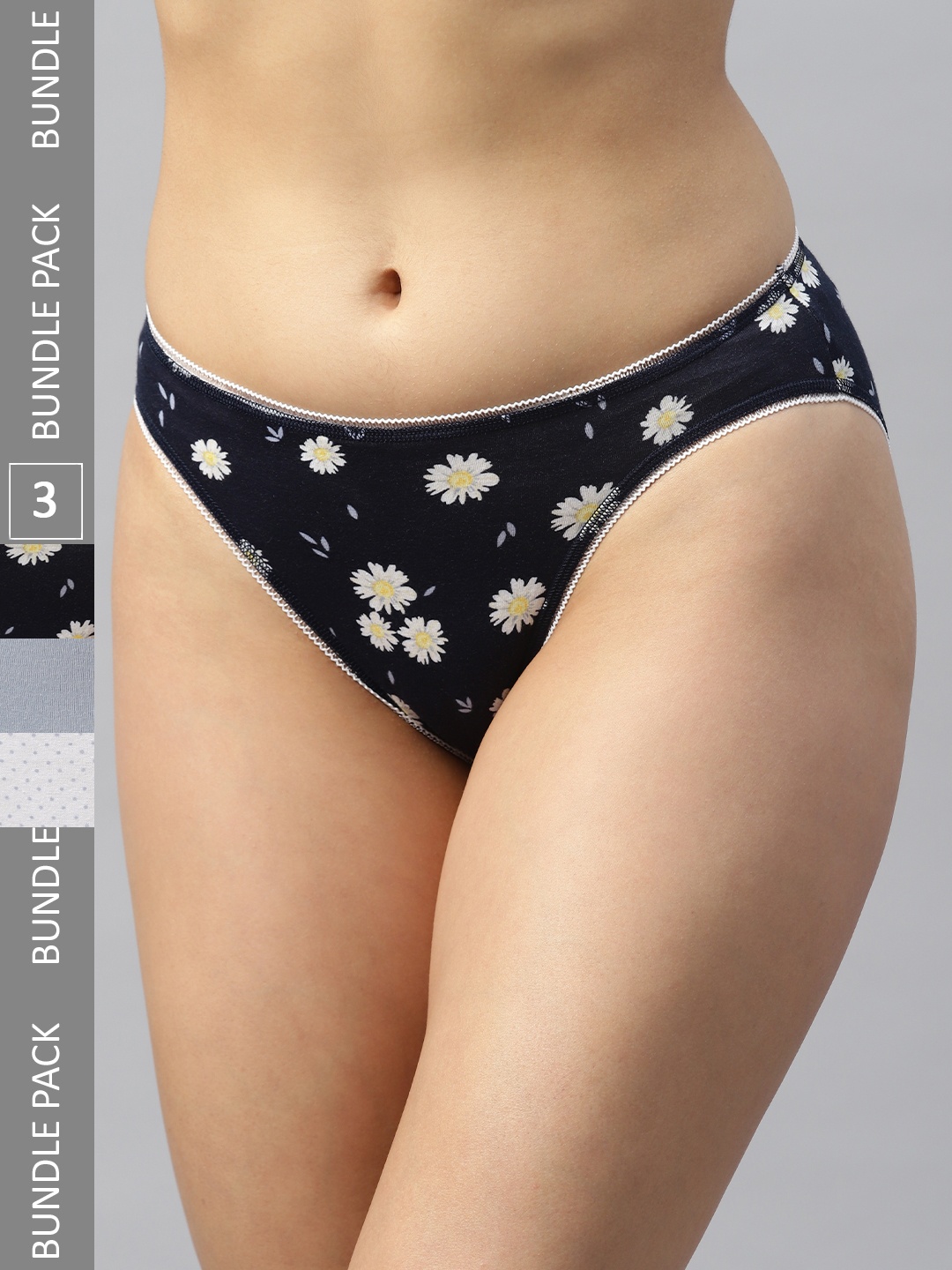

Marks & Spencer Women Pack of 3 Hipster Briefs T612222KLILAC, White
