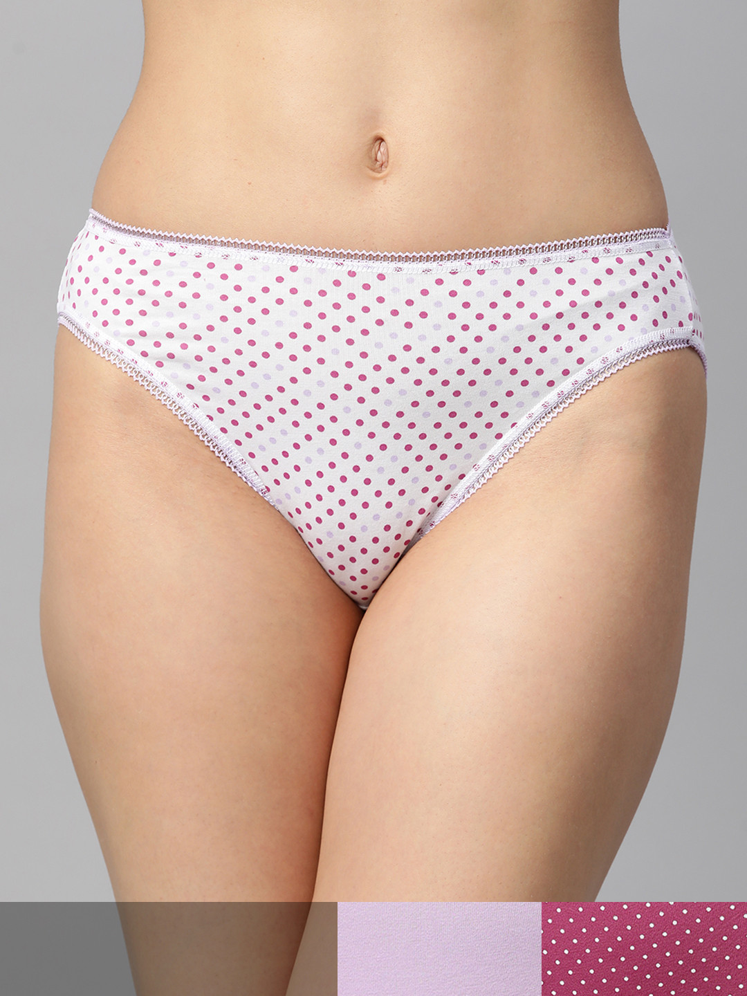 

Marks & Spencer Women Pack Of 3 High-Leg Bikini Briefs T612222K, White