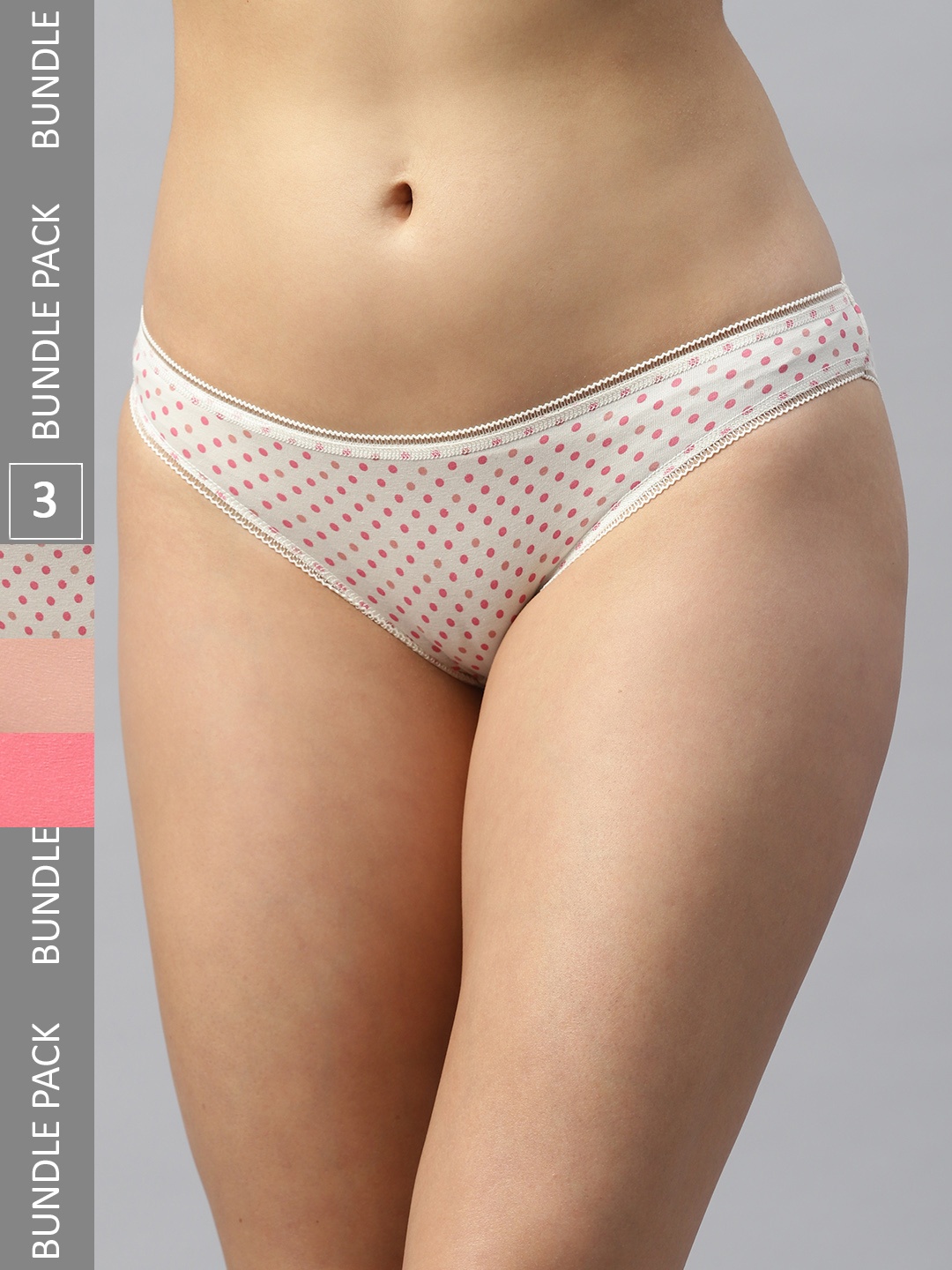 

Marks & Spencer Women Pack of 3 Bikini Briefs T614935KLIGHT, Pink