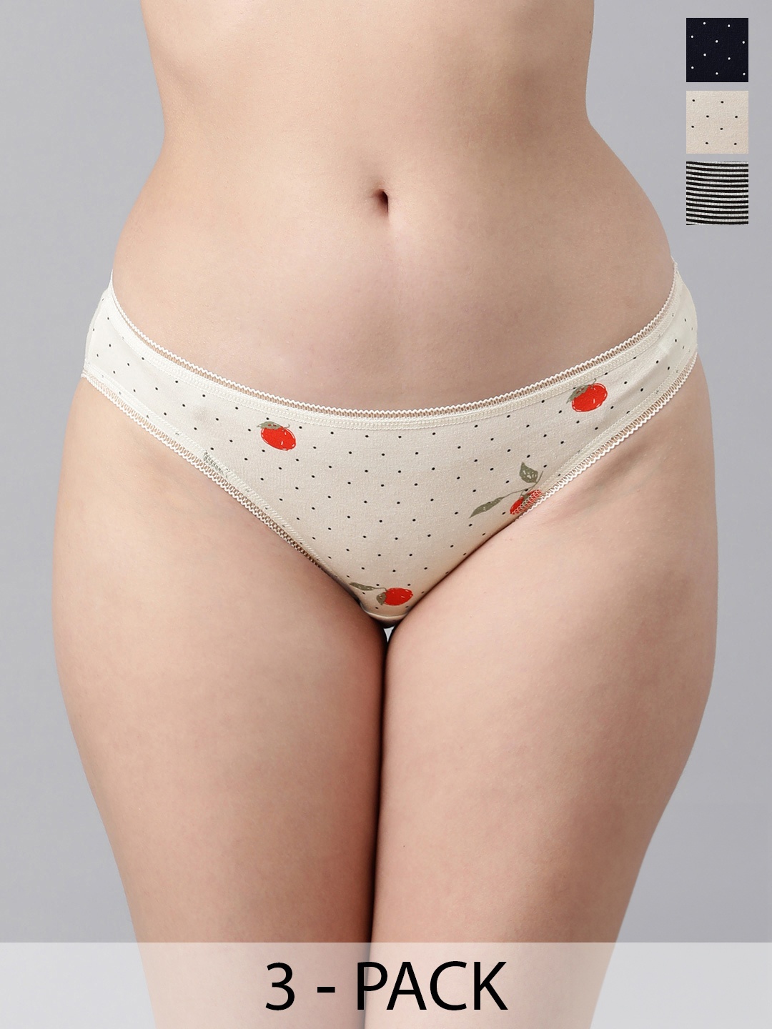 

Marks & Spencer Women Pack of 3 Seamless Bikini Briefs T612223K, White