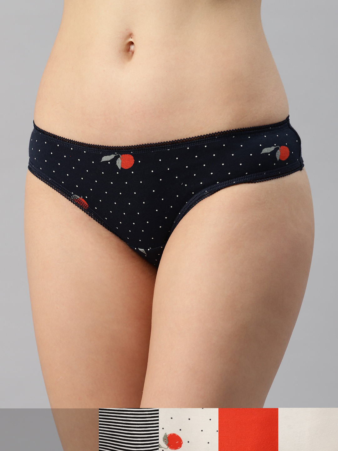 

Marks & Spencer Women Pack of 5 Basic Briefs T612115X, Orange
