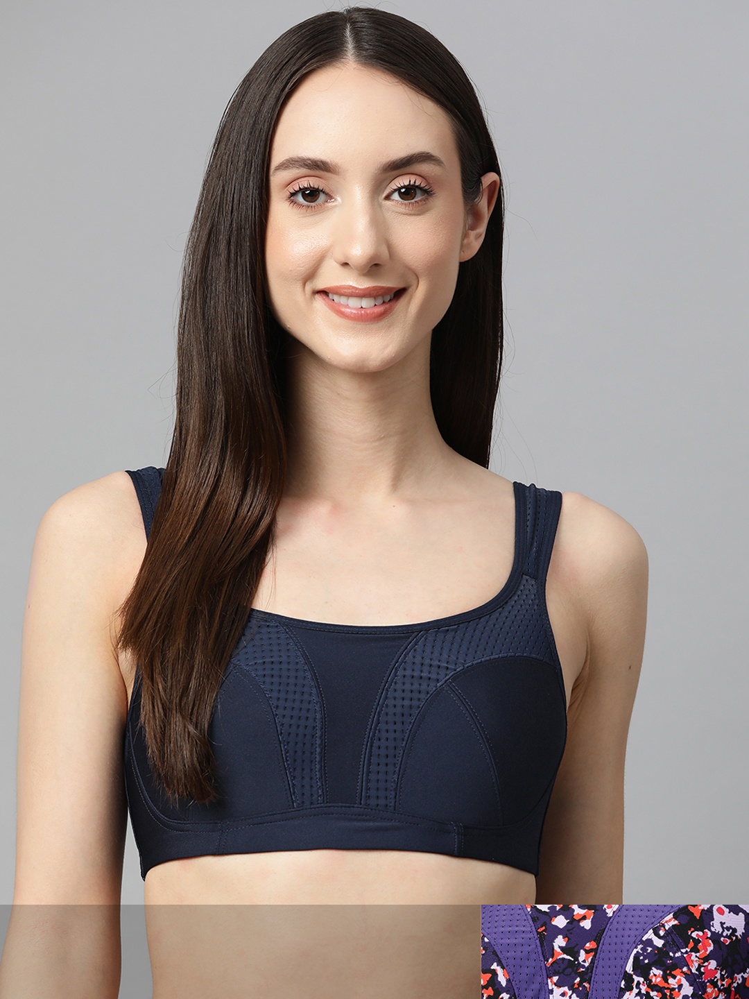 

Marks & Spencer Pack of 2 Workout Bras, Navy blue