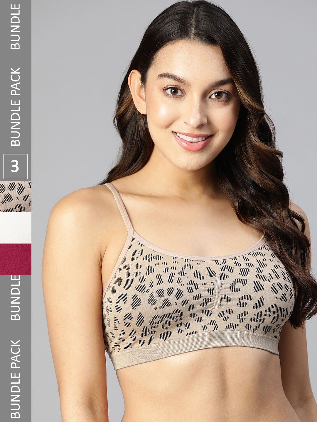 

Marks & Spencer Pack of 3 Bras T337033X, Beige