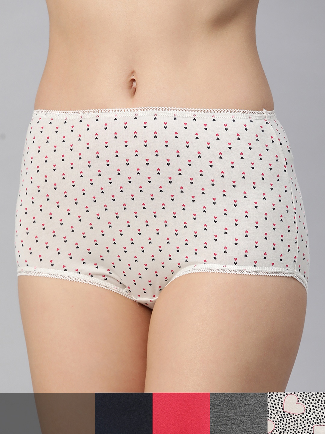 

Marks & Spencer Women Pack of 5 Hipster Briefs T612110X, Multi