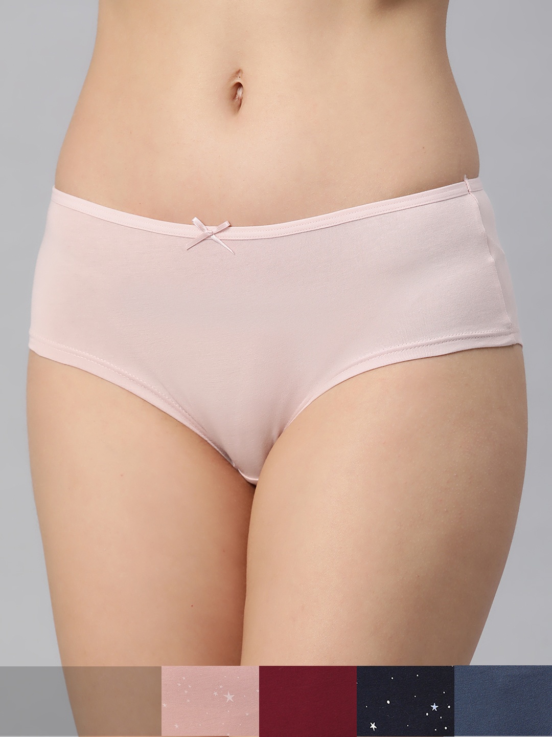 

Marks & Spencer Women Pack of 5 Hipster Briefs T614573S, Pink