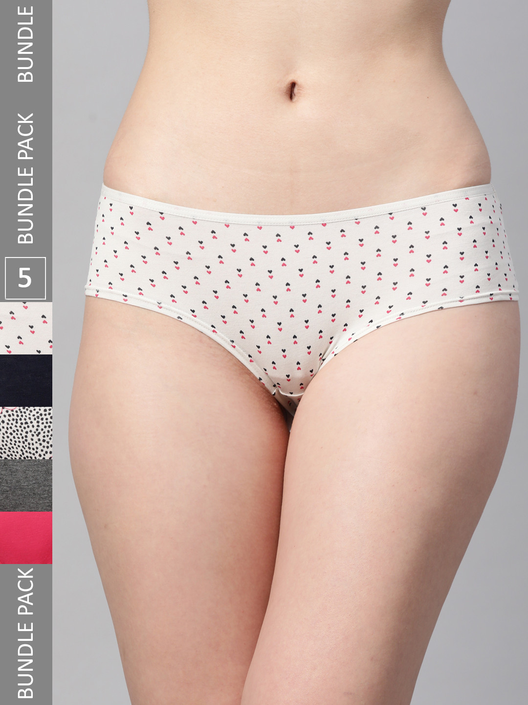 

Marks & Spencer Women Pack of 5 Hipster Briefs T612114, Pink