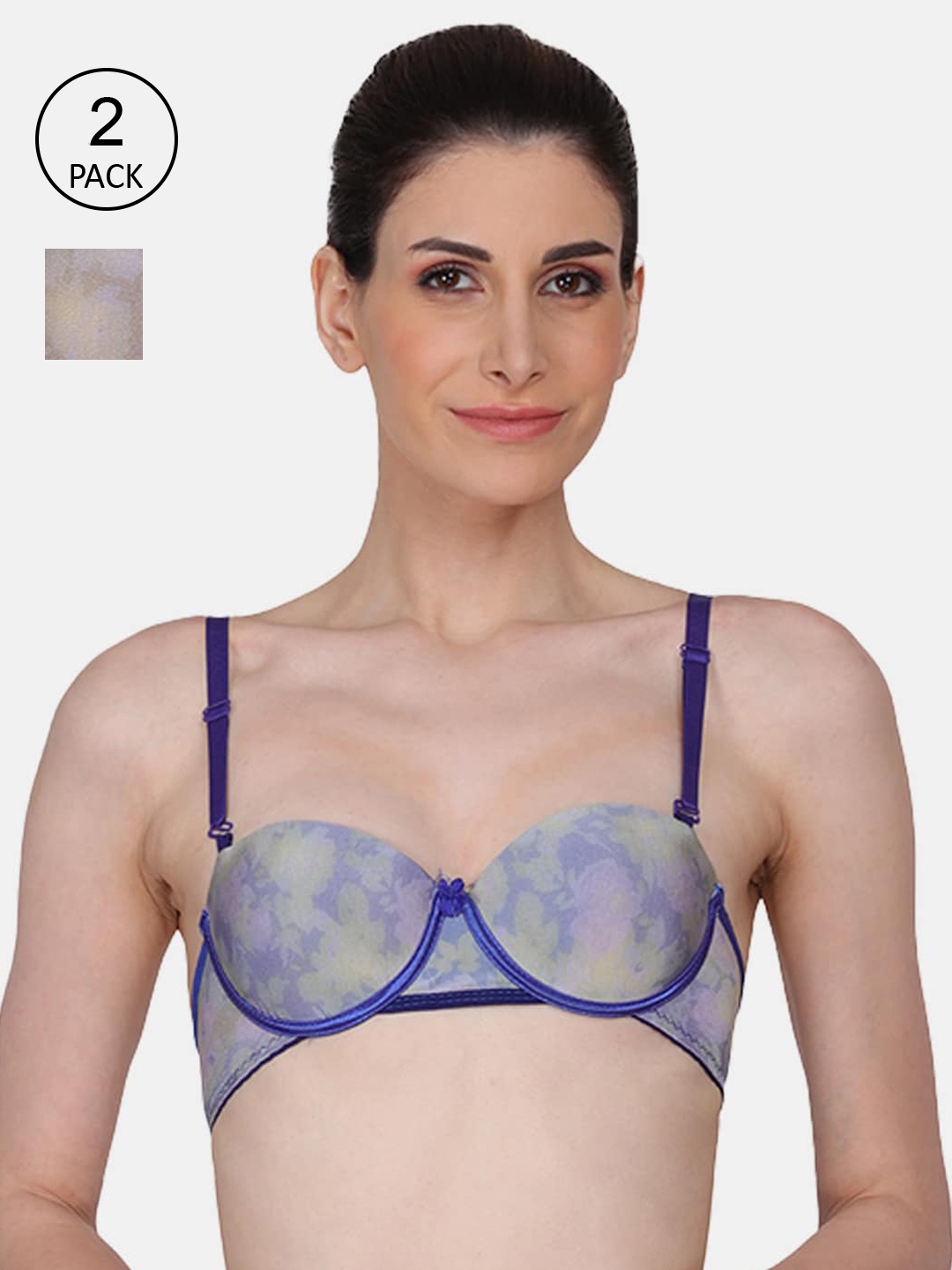 

Amour Secret Pack of 2 Women Multi Bra, Blue