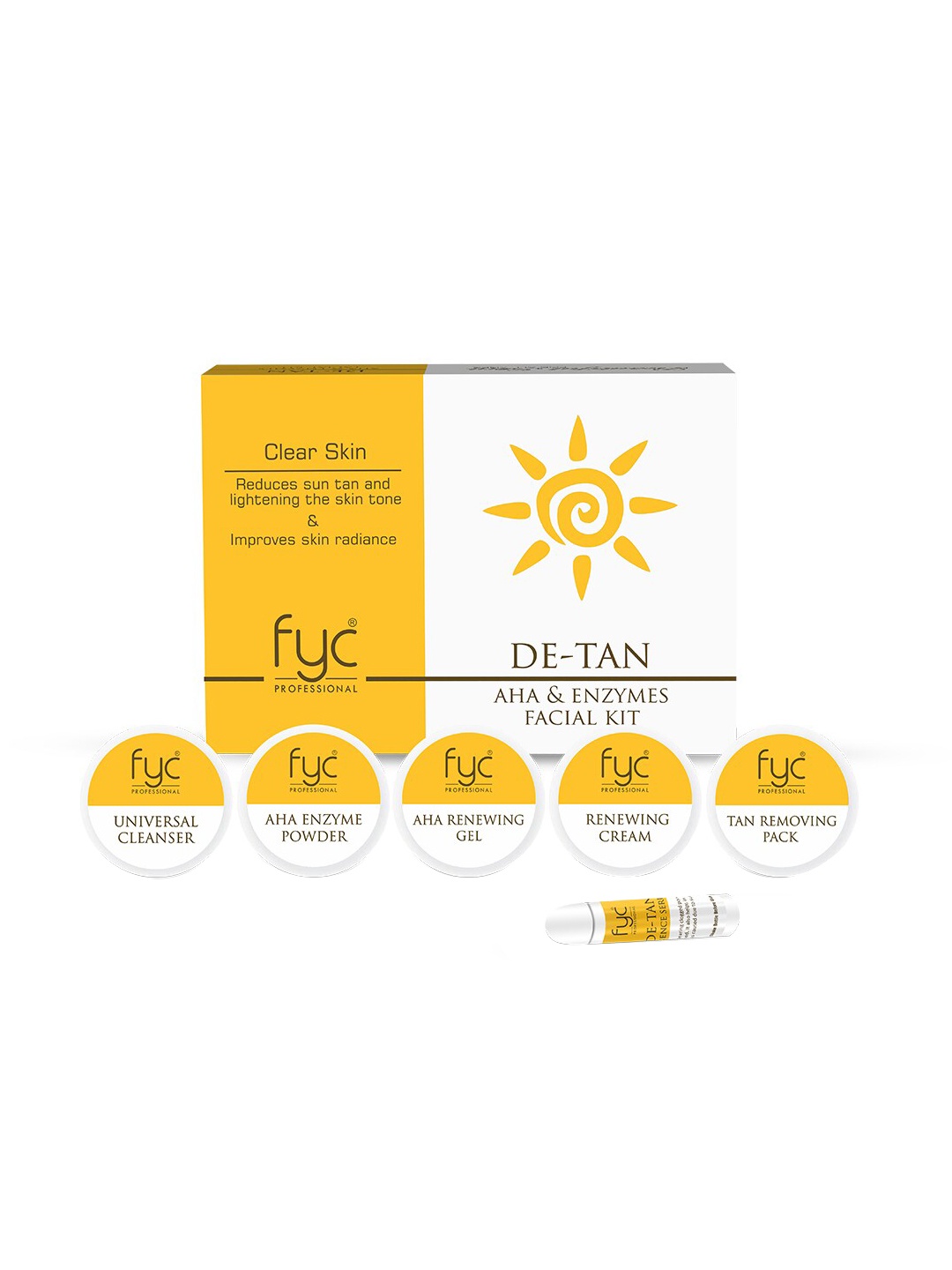 

FYC Professional De-Tan facial Kit - 26gm, White