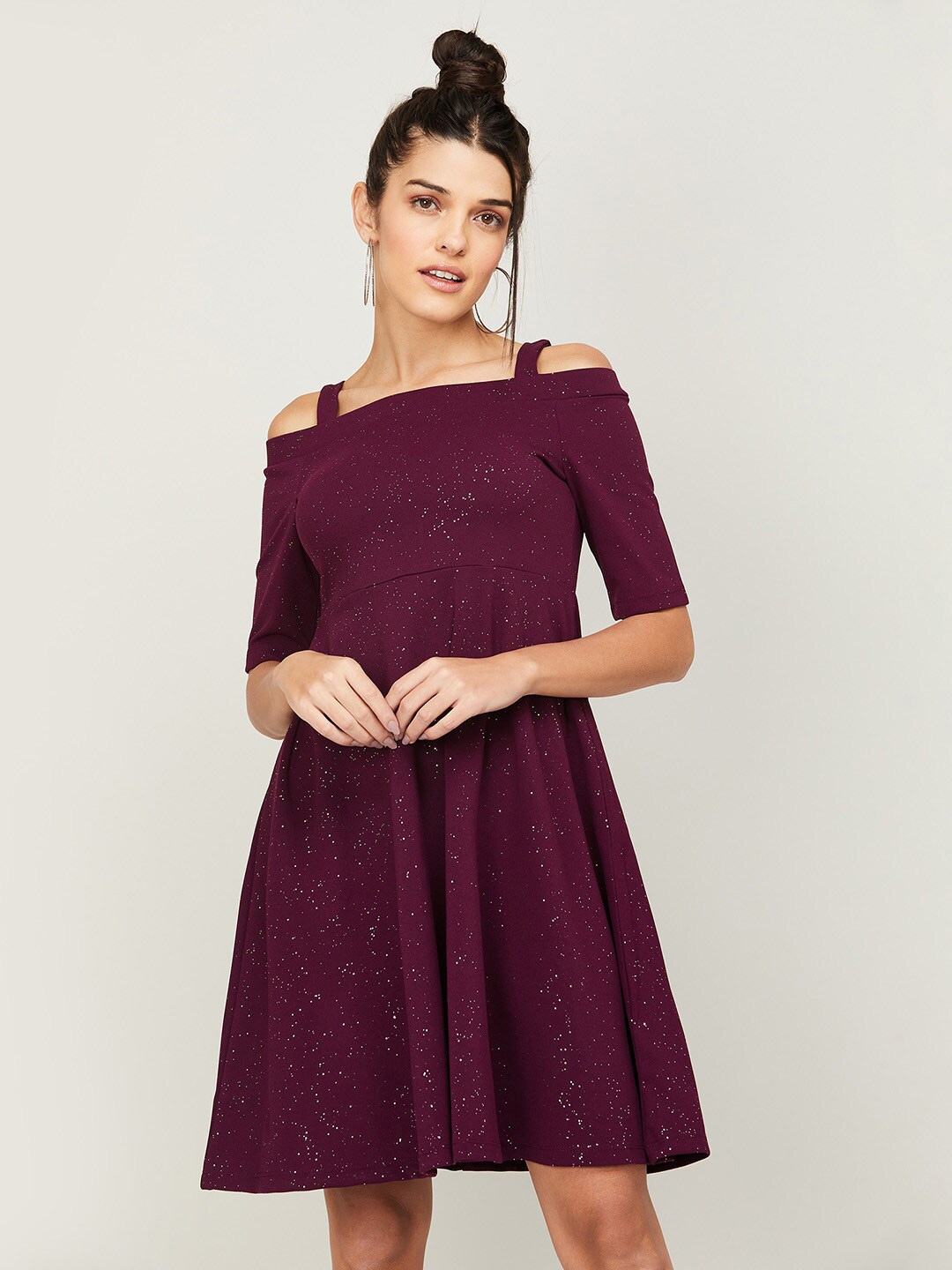 

CODE by Lifestyle Pink Off-Shoulder Dress