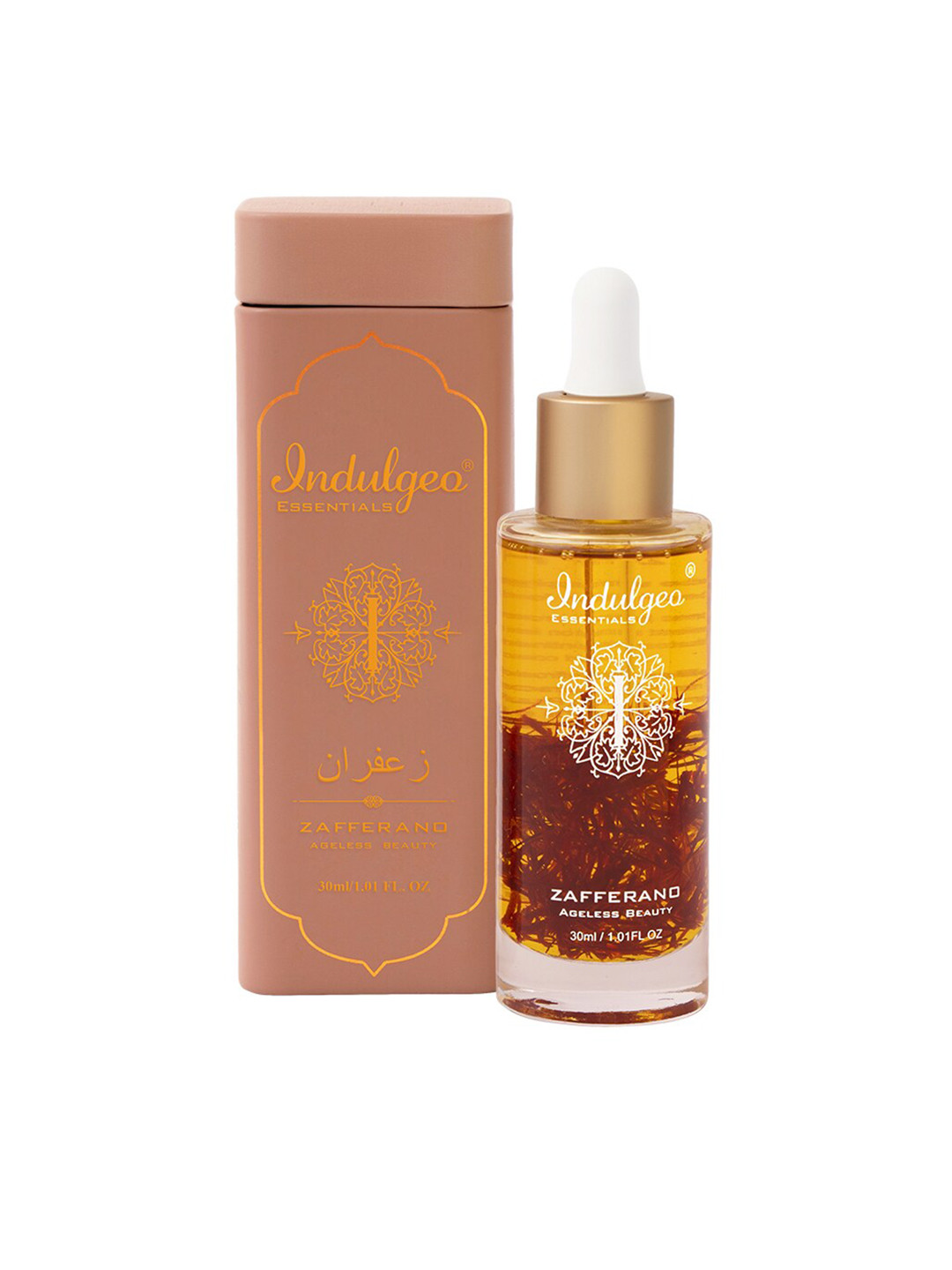 

Indulgeo Essentials Ageless Beauty Zafferano Oil - 30 ml, Orange