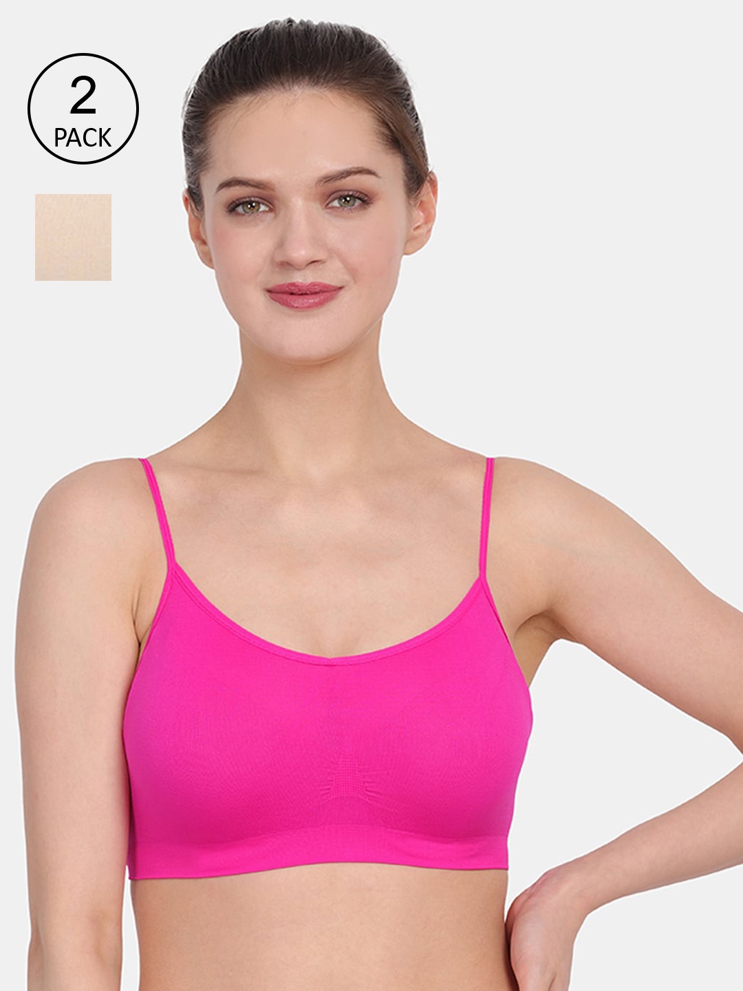

Amour Secret Pink & Nude-Coloured set of 2 Bra