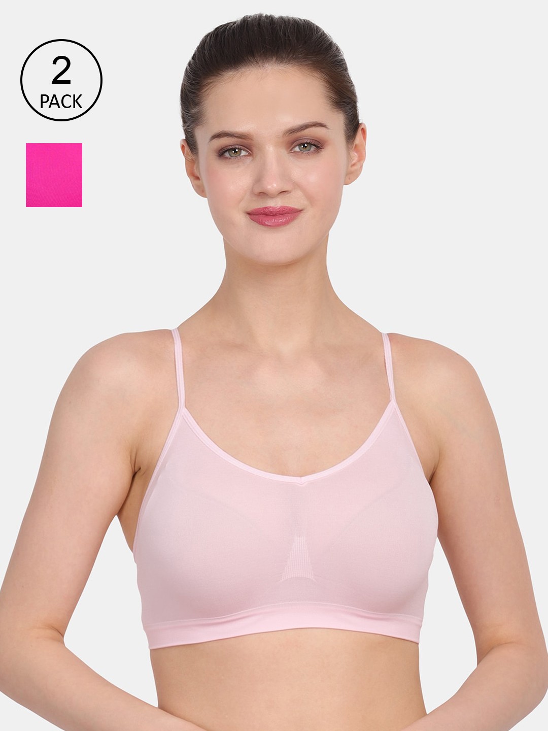 

Amour Secret Pink & Rose Pack of 2 Bra