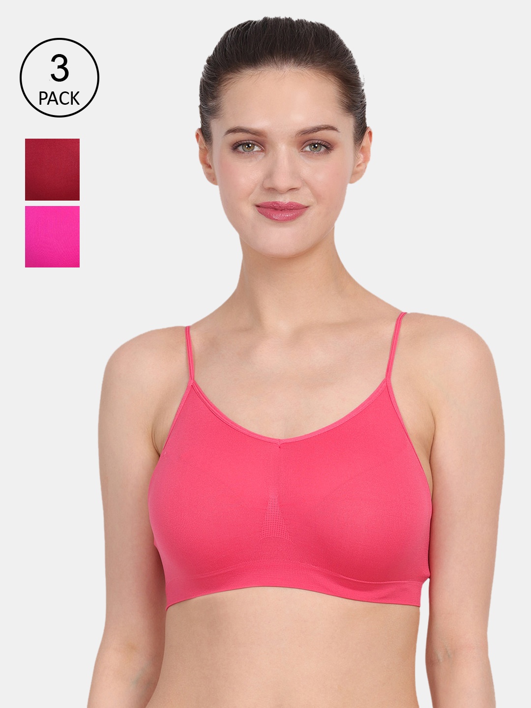 

Amour Secret Women Multi Bra, Coral