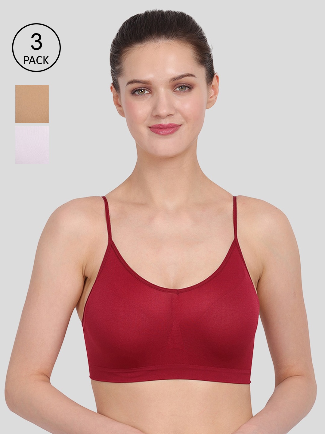 

Amour Secret Women Multi Bra, Maroon