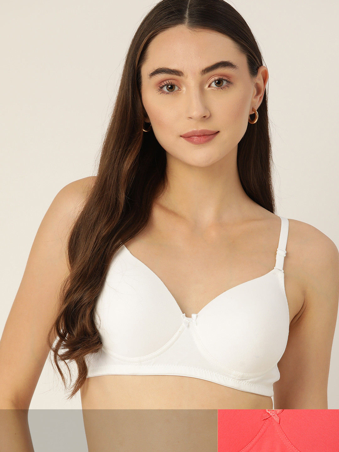 

DressBerry Pack of 2 Lightly Padded Bra, Pink