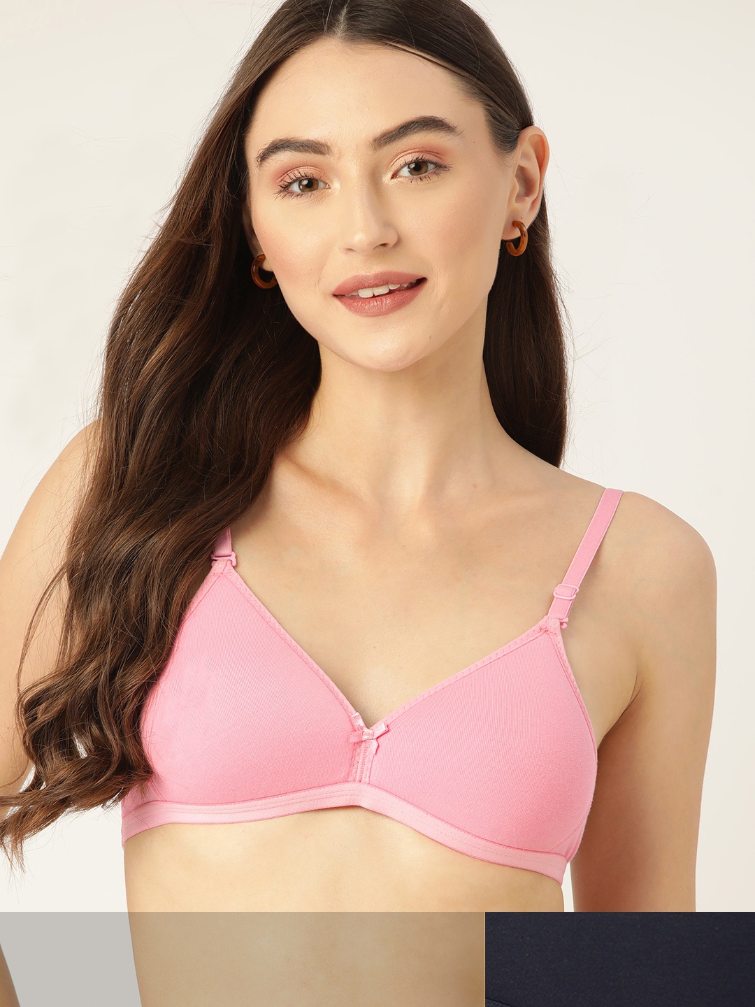 DressBerry Pack Of 2 Bra - Lightly Padded, Navy blue